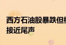 西方石油股暴跌但标准普尔500指数收盘走势接近尾声