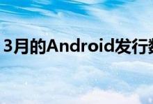 3月的Android发行数量使Lollipop排名第一