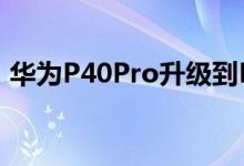 华为P40Pro升级到EMUI11获得WiFi6认证