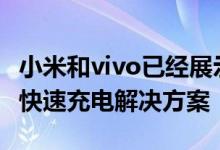 小米和vivo已经展示了自己的100W和120W快速充电解决方案