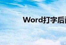 Word打字后面的字消失怎么办