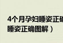 4个月孕妇睡姿正确图解 四个月（4个月孕妇睡姿正确图解）