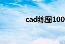 cad练图100例（cad练习图）