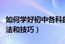 如何学好初中各科的方法和技巧（初中学习方法和技巧）