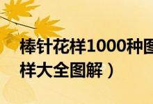 棒针花样1000种图解苐124例（最新棒针花样大全图解）