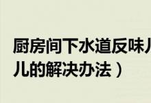 厨房间下水道反味儿的解决办法（下水道反味儿的解决办法）