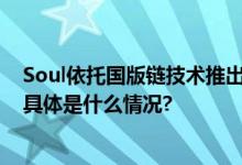 Soul依托国版链技术推出数字文创产品 丰富用户社交体验 具体是什么情况?