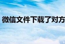 微信文件下载了对方撤回了（微信文件下载）