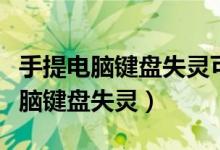 手提电脑键盘失灵可以用外接键盘吗（手提电脑键盘失灵）