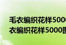 毛衣编织花样5000图解 款式 教程婴儿（毛衣编织花样5000图解）