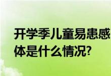 开学季儿童易患感冒咳嗽做好预防很重要 具体是什么情况?