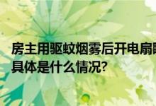 房主用驱蚊烟雾后开电扇瞬间爆燃消防员赶赴救出被困人员 具体是什么情况?