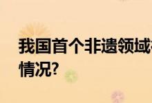 我国首个非遗领域行业标准获批 具体是什么情况?