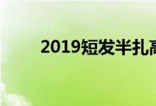 2019短发半扎高马尾（2019短发）