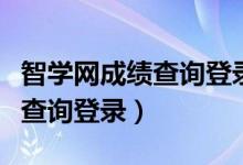 智学网成绩查询登录入口手机版（智学网成绩查询登录）