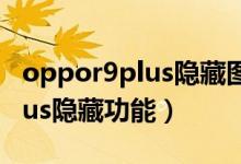 oppor9plus隐藏图标在哪开启（oppor9splus隐藏功能）