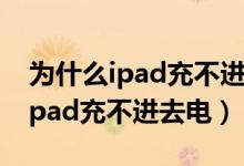 为什么ipad充不进去电重启就好了（为什么ipad充不进去电）