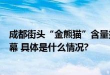 成都街头“金熊猫”含量拉满主题视频已上刊超45000块屏幕 具体是什么情况?