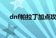 dnf帕拉丁加点攻略（dnf帕拉丁加点）