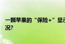 一颗苹果的“保险+”显示农户丰收的新故事 具体是什么情况?