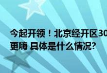 今起开领！北京经开区300万元“好车亦城”消费券让假期更嗨 具体是什么情况?