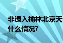 非遗入榆林北京天奇传媒让古今相通 具体是什么情况?