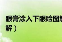 眼膏涂入下眼睑图解视频（眼膏涂入下眼睑图解）