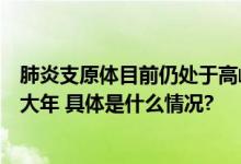 肺炎支原体目前仍处于高峰期状态今年或是肺炎支原体流行大年 具体是什么情况?