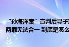 “孙海洋案”宣判后寻子家长晕倒送医律师：难在拐骗拐卖两罪无法合一 到底是怎么回事？