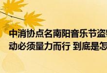 中消协点名南阳音乐节盗窃事件：各地城市举办大型公共活动必须量力而行 到底是怎么回事？