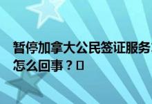 暂停加拿大公民签证服务1个月后印外长提恢复条件 到底是怎么回事？⛅