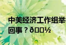 中美经济工作组举行第一次会议 到底是怎么回事？