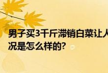 男子买3千斤滞销白菜让人免费取 网友：老板好人啊 具体情况是怎么样的?