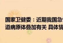 国家卫健委：近期我国急性呼吸道疾病持续上升与多种呼吸道病原体叠加有关 具体情况是怎么样的?