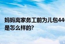 妈妈离家务工前为儿包440个饺子 网友：母爱伟大 具体情况是怎么样的?