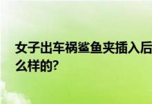 女子出车祸鲨鱼夹插入后脑勺 网友：吓死了 具体情况是怎么样的?