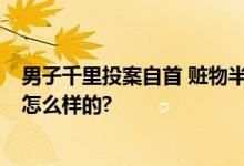 男子千里投案自首 赃物半路被盗 民警哭笑不得 具体情况是怎么样的?