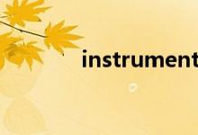 instrument（instruction）