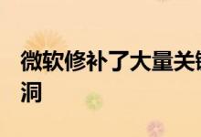 微软修补了大量关键”和可疑的Windows漏洞