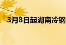 3月8日起湖南冷钢废钢采购价格开始调整