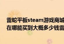 雷蛇平板steam游戏商城（ProjectFionapc游戏平板电脑在哪能买到大概多少钱雷蛇旗下的）