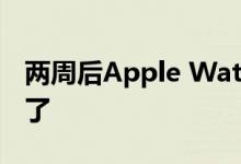 两周后Apple Watch从25英尺深的水下恢复了