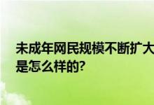 未成年网民规模不断扩大 如何破解用网过度问题 具体情况是怎么样的?