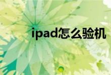 ipad怎么验机（ipad验机的方法）