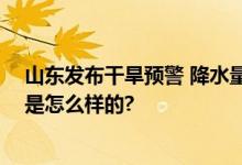 山东发布干旱预警 降水量较常年同期偏少27.0% 具体情况是怎么样的?