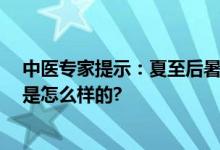 中医专家提示：夏至后暑热为盛 护心养阳正当时 具体情况是怎么样的?