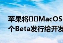 苹果将​​MacOS Catalina 10.15.2的第三个Beta发行给开发人员