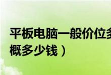 平板电脑一般价位多少（我想买个平板电脑大概多少钱）