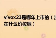 vivox23是哪年上市的（步步高VIvox3什么时候上市呢大概在什么价位呢）