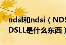 ndsl和ndsi（NDSI和NDSL有什么区别吗NDSLL是什么东西）